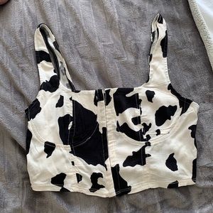 Wild Fable — Cow Print Top